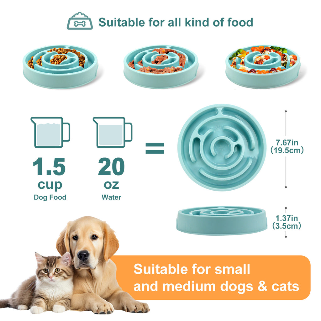Slow Feeder Dog Bowl for Healthier, Happier Mealtimes