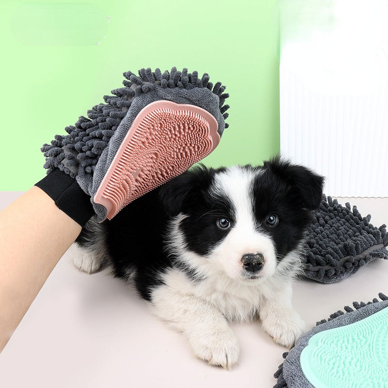 All-in-One Pet Brush for Cleaning, Massage and Care