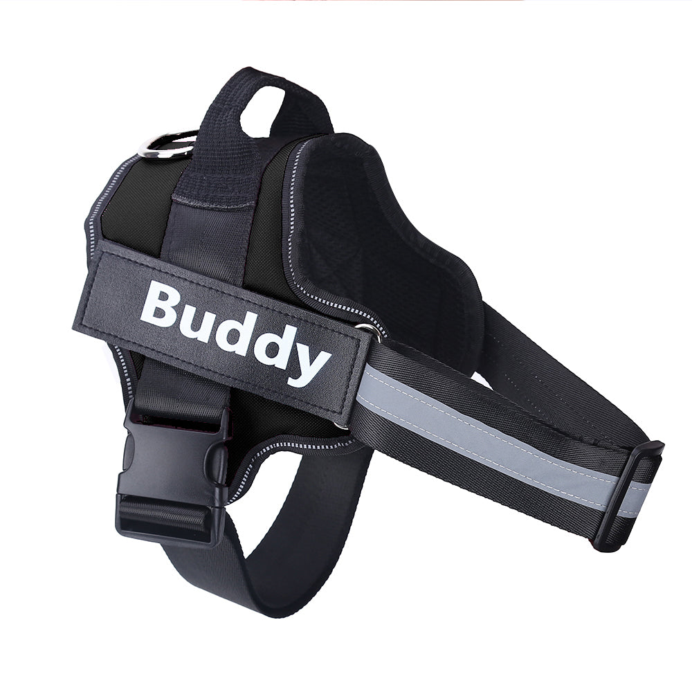 No-Pull Dog Harness with Custom Patch – Walk With Ease