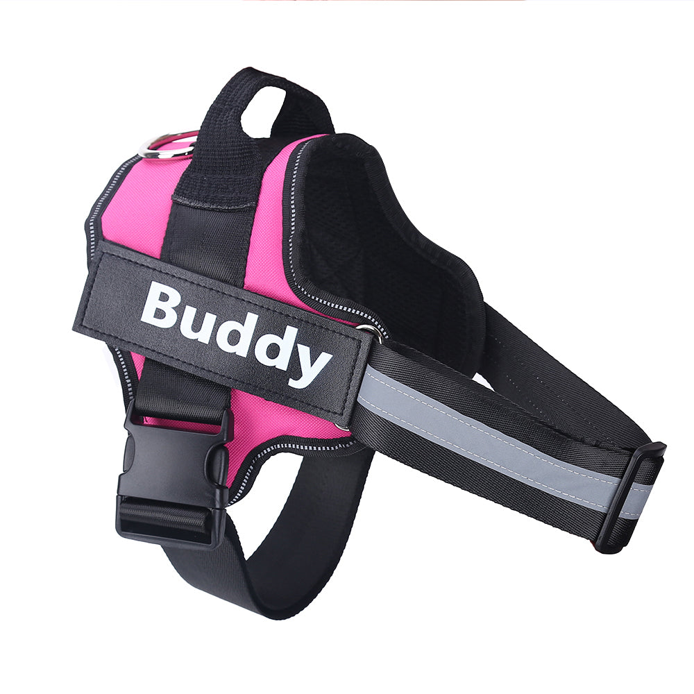 No-Pull Dog Harness with Custom Patch – Walk With Ease