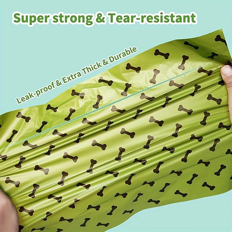 Eco-Friendly Biodegradable Dog Poop Bags With Free Dispenser