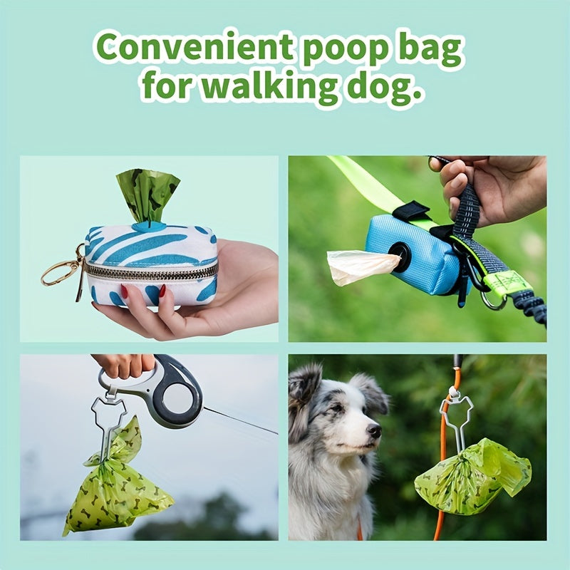Eco-Friendly Biodegradable Dog Poop Bags With Free Dispenser