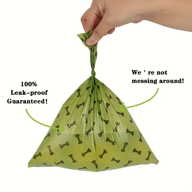 Eco-Friendly Biodegradable Dog Poop Bags With Free Dispenser