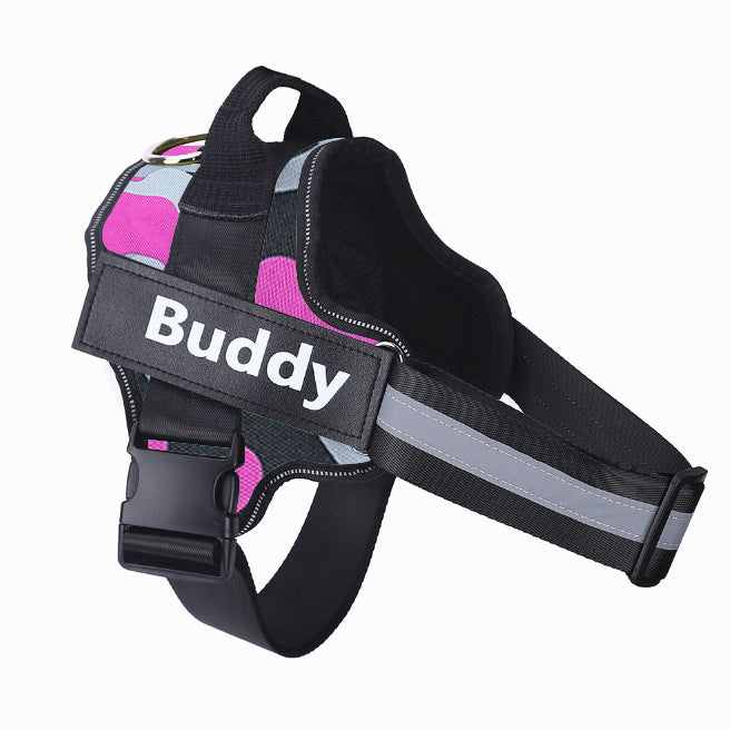 No-Pull Dog Harness with Custom Patch – Walk With Ease