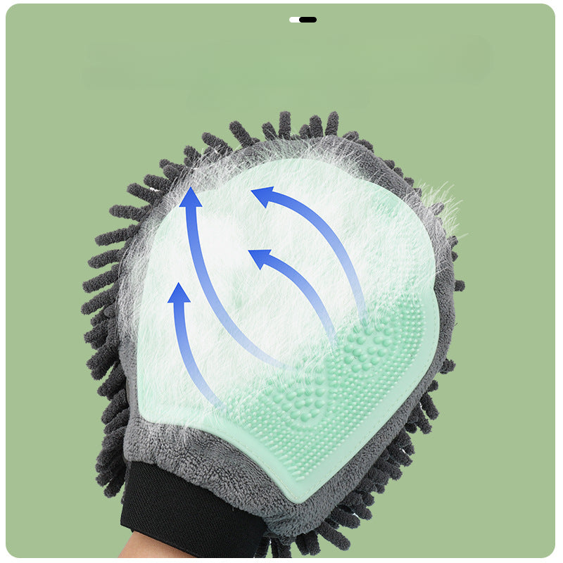 All-in-One Pet Brush for Cleaning, Massage and Care