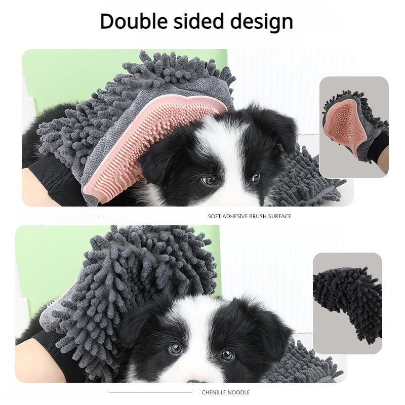 All-in-One Pet Brush for Cleaning, Massage and Care