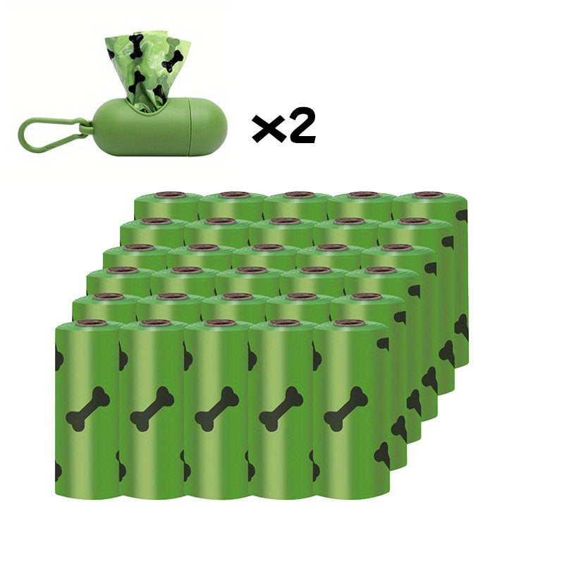 Eco-Friendly Biodegradable Dog Poop Bags With Free Dispenser