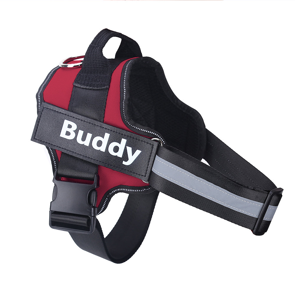 No-Pull Dog Harness with Custom Patch – Walk With Ease