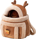 Plush Reindeer Dog Carrier Bag — Warm, Cute & Adventure-Ready