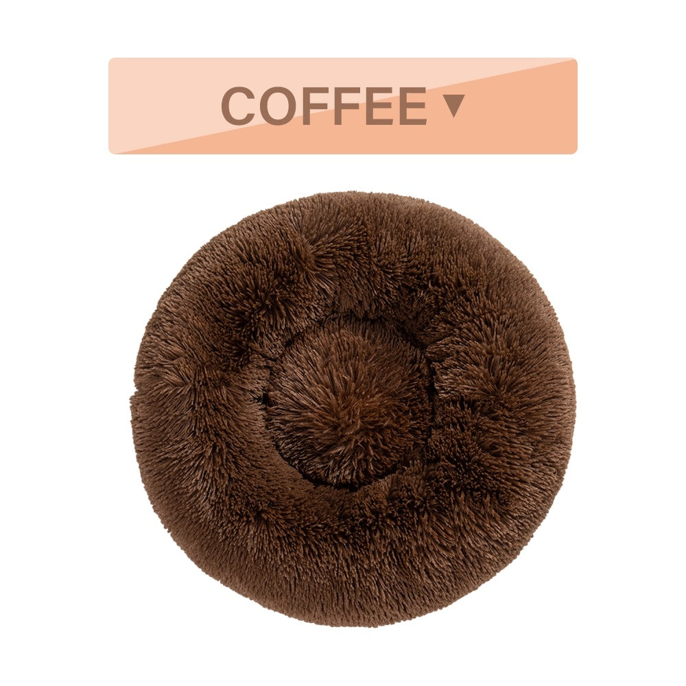 Fluffy Donut Dog Bed — Cozy Calming Comfort For Pets