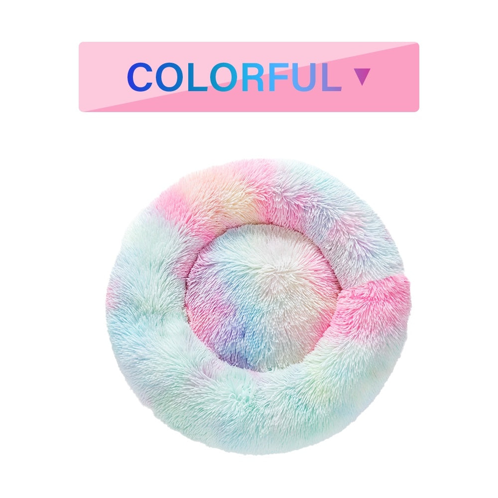 Fluffy Donut Dog Bed — Cozy Calming Comfort For Pets