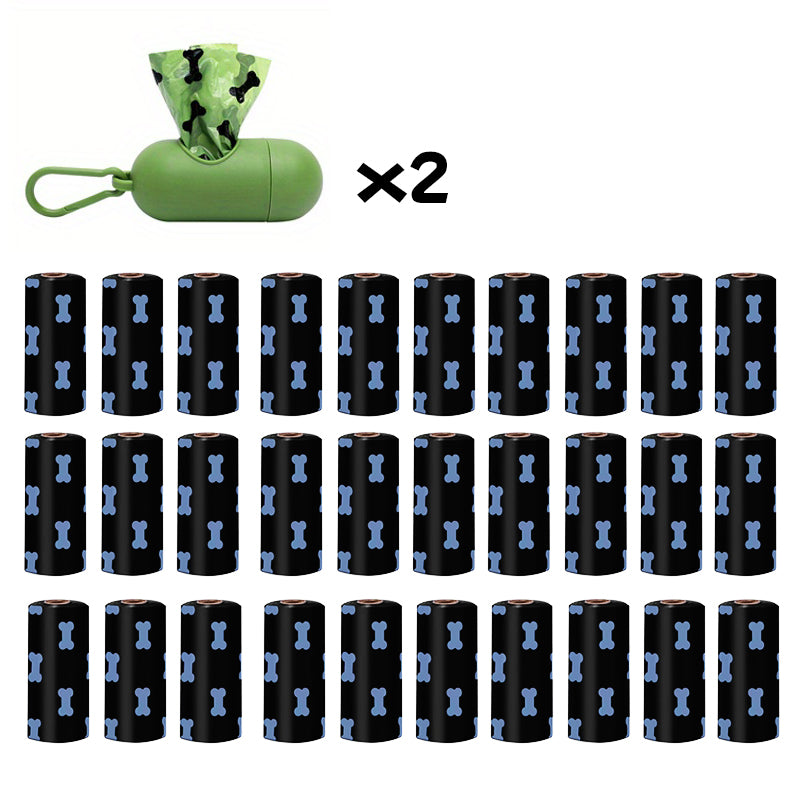 Eco-Friendly Biodegradable Dog Poop Bags With Free Dispenser