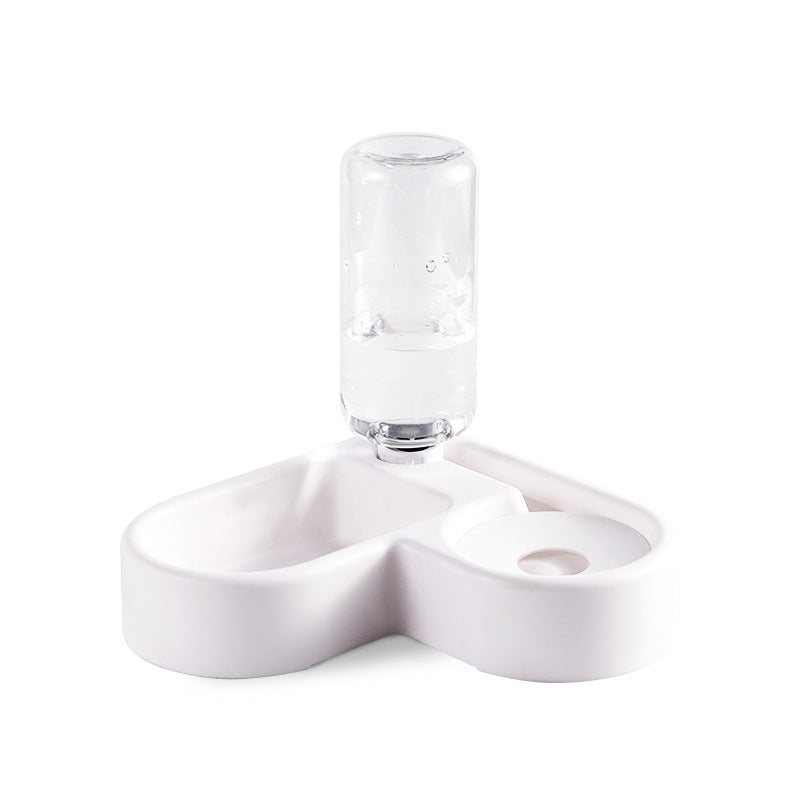 All-in-One Cat Water Fountain and Food Bowl