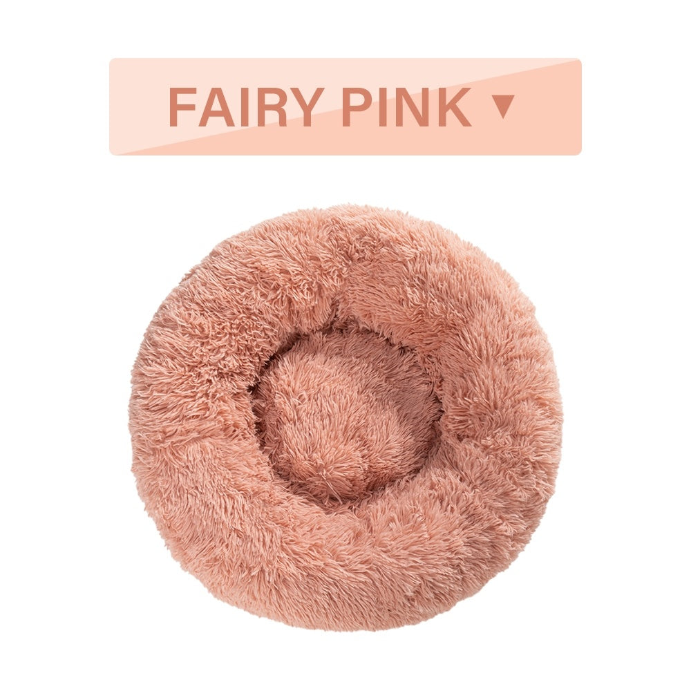 Fluffy Donut Dog Bed — Cozy Calming Comfort For Pets
