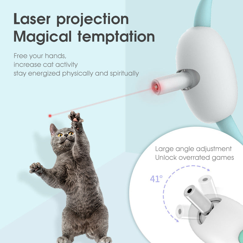 Smart Laser Cat Collar — Auto Interactive Toy For Bored Kitties