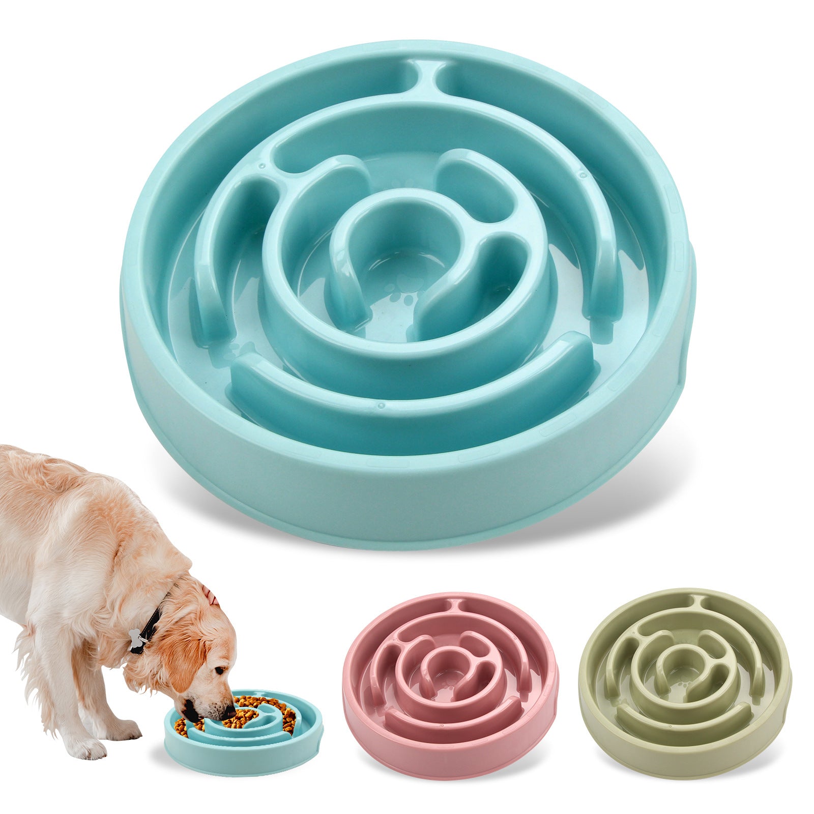 Slow Feeder Dog Bowl for Healthier, Happier Mealtimes