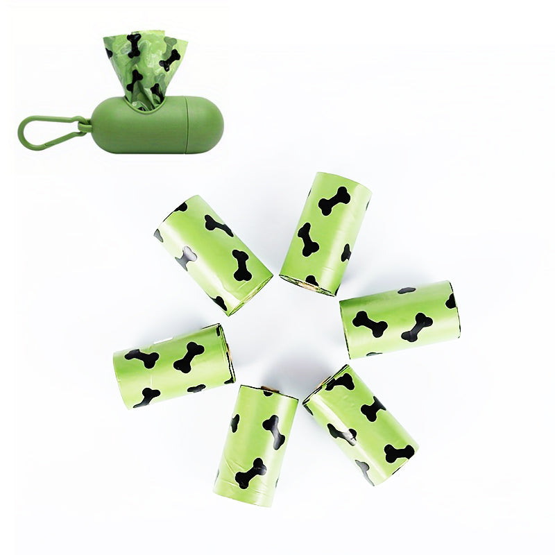 Eco-Friendly Biodegradable Dog Poop Bags With Free Dispenser