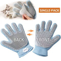 2-in-1 Grooming Glove for Easy Fur Removal and Massage